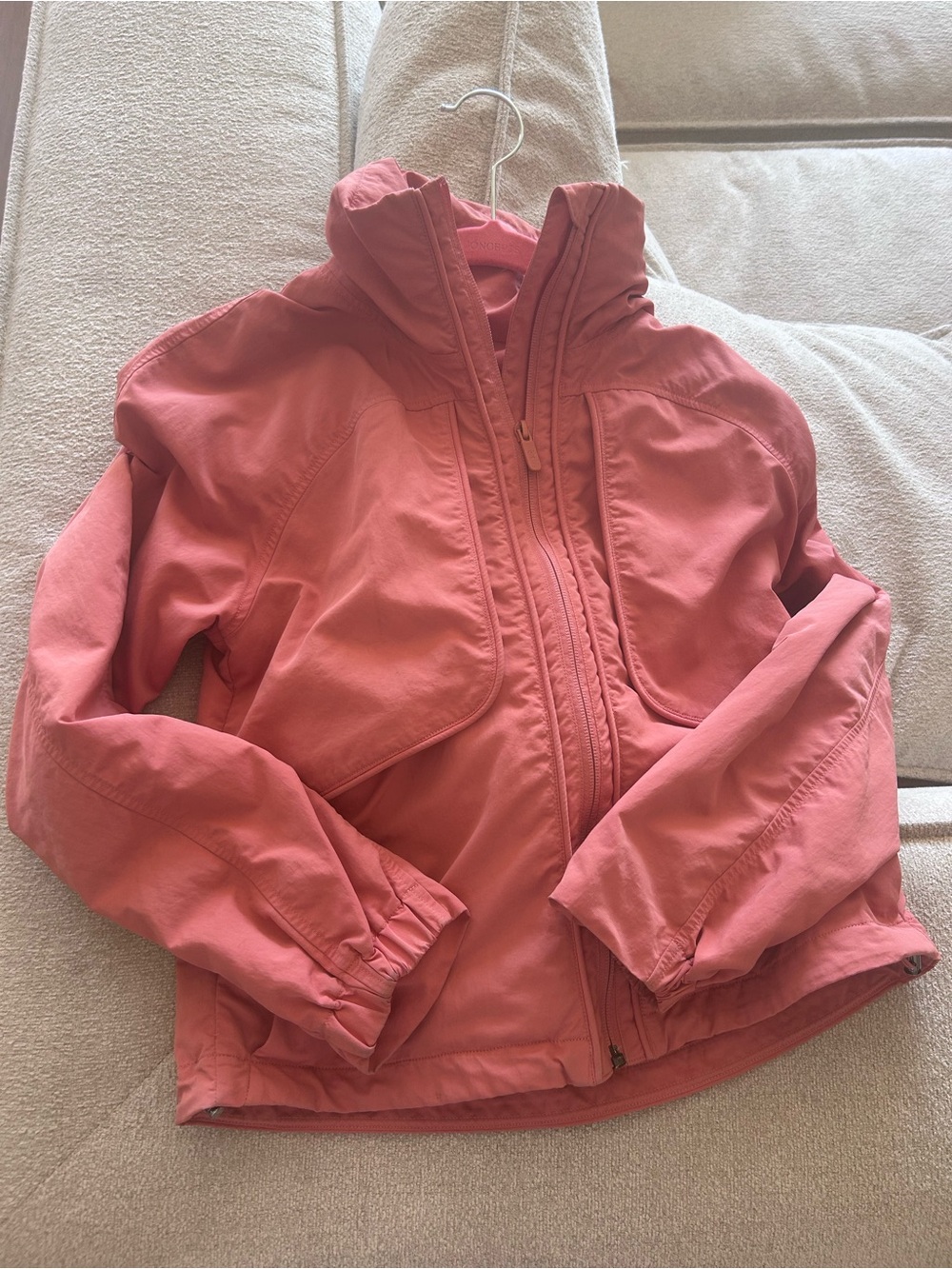 Coral Coral Women's Lightweight Zip Jacket